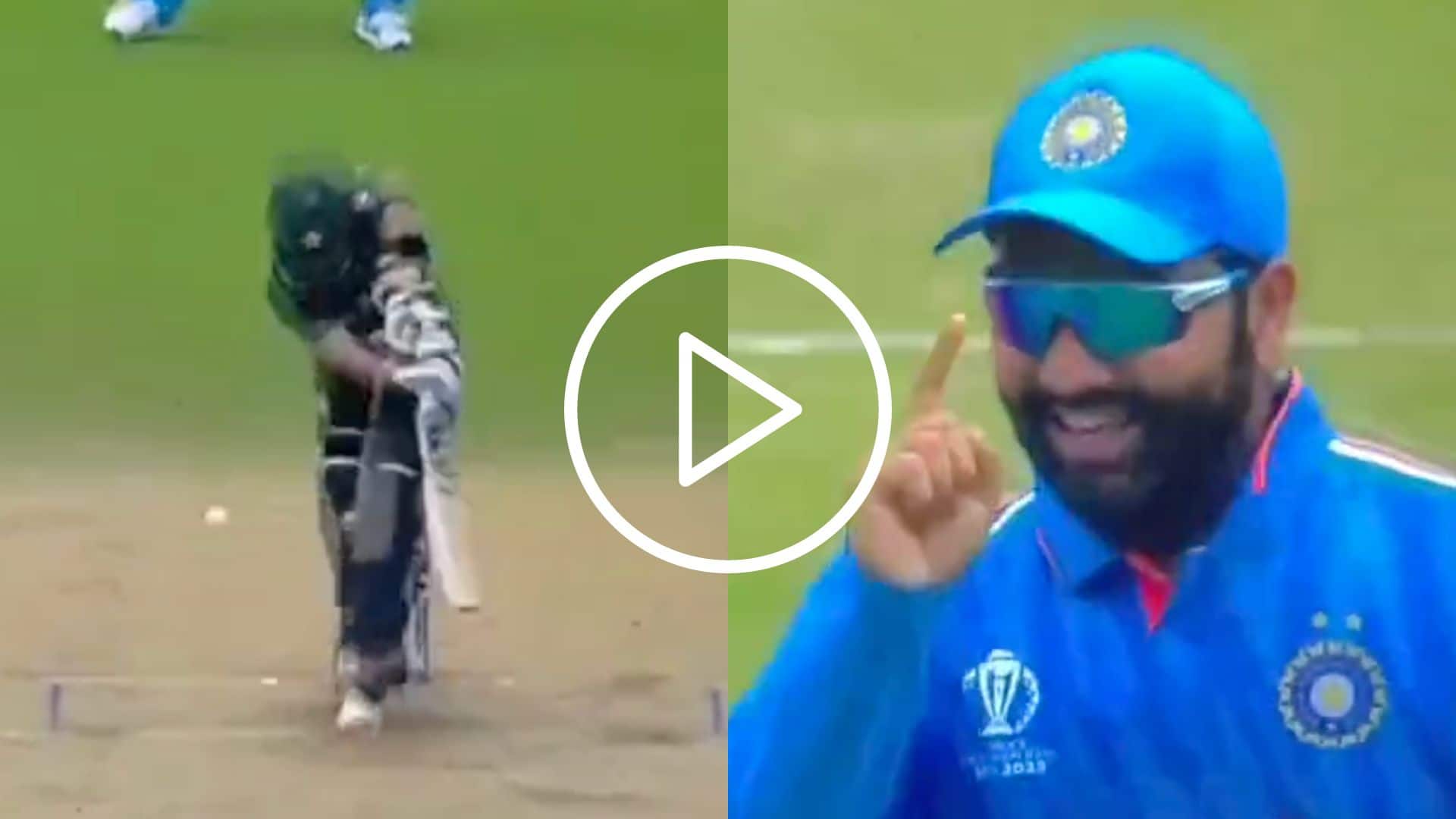 [Watch] Rohit's Masterplan Helps Siraj Dismiss Shafique With A 'Lethal' Delivery
